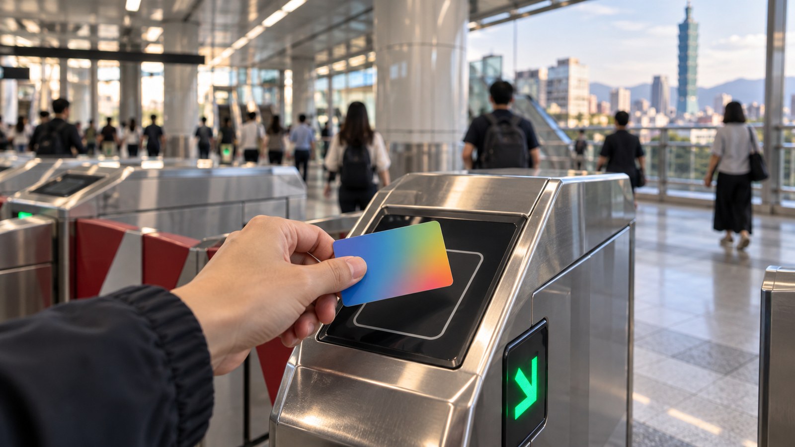 대만 교통카드: 이지카드와 아이패스 선택 관련 여행 장면